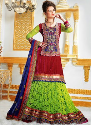 latest-lehenga-saree-indian-blouse-designs-2016-17-for-women-11