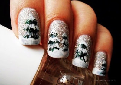 classy-and-stylish-christmas-nail-art-designs-for-girls-22