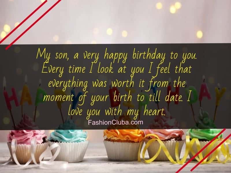 birthday wishes for son from father and mother