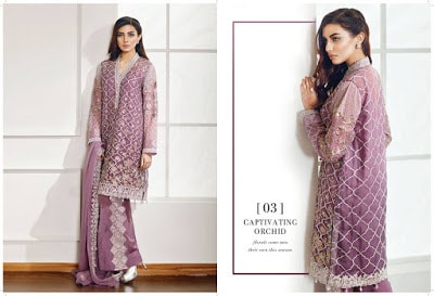 Captivating orchid latest women chiffon dresse