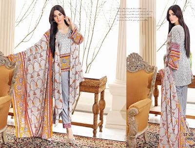 Libas Embroidered Lawn 2018 Spring Summer Dresses By Shariq