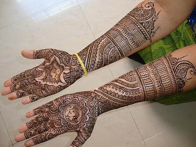 full hand mehndi designs indian