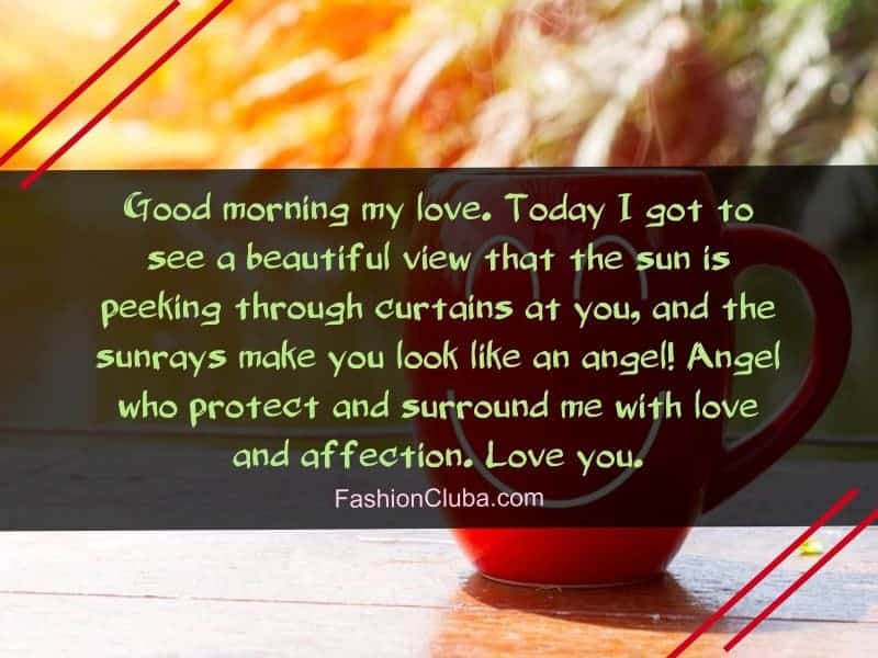 romantic good morning quotes for wife