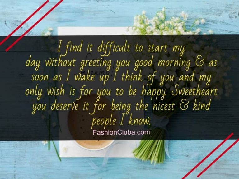 100+ Cute Good Morning Paragraphs For Her To Wake Up To – Fashion Cluba