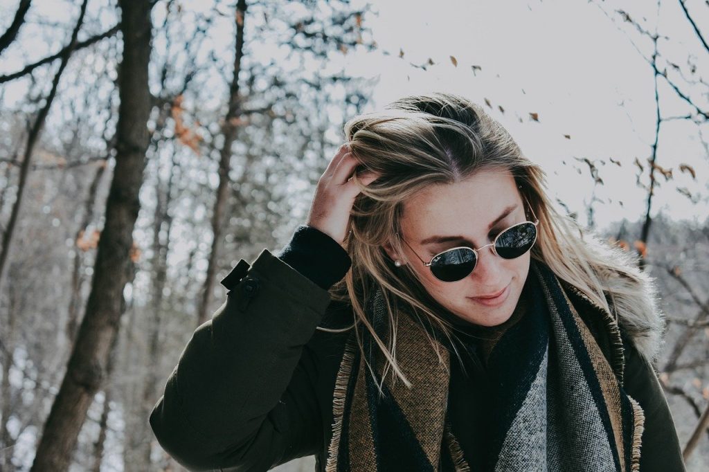 Winter sunglasses